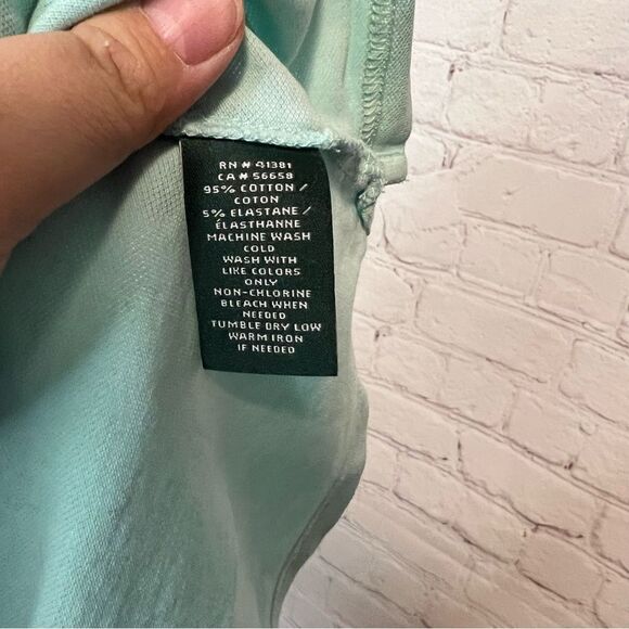 Lauren Ralph Lauren Light Blue Polo size Medium Women’s - Picture 6 of 8